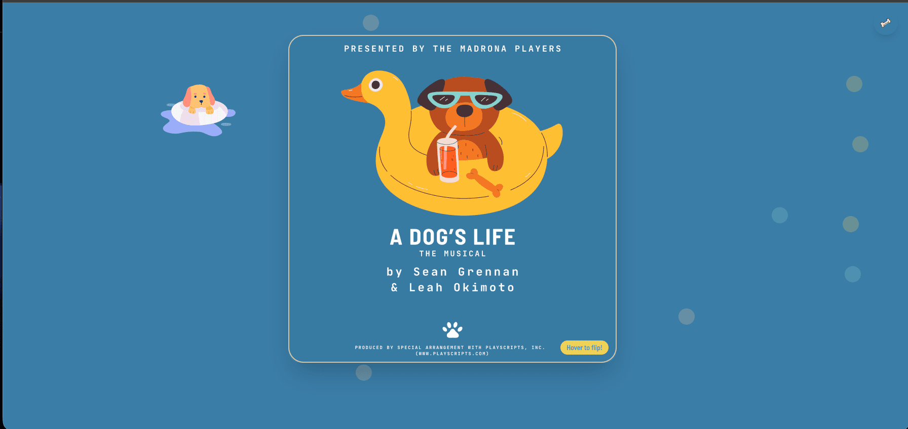 A Dog's Life on Orcas website preview